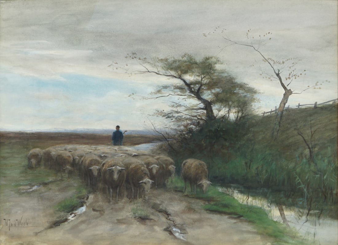 HERMAN JOHANNES VAN DER WEELE (DUTCH, 1852-1930). (1 of 4)