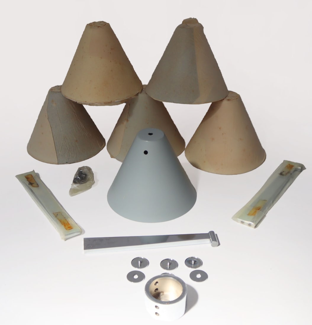 ARTELUCE. "TRIENNALE" Lamp Parts New Old Stock (1 of 5)