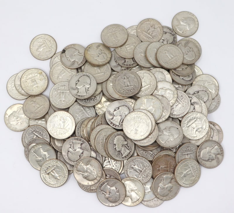 BULLION. Junk Silver Constitutional Silver Hoard. (1 of 9)