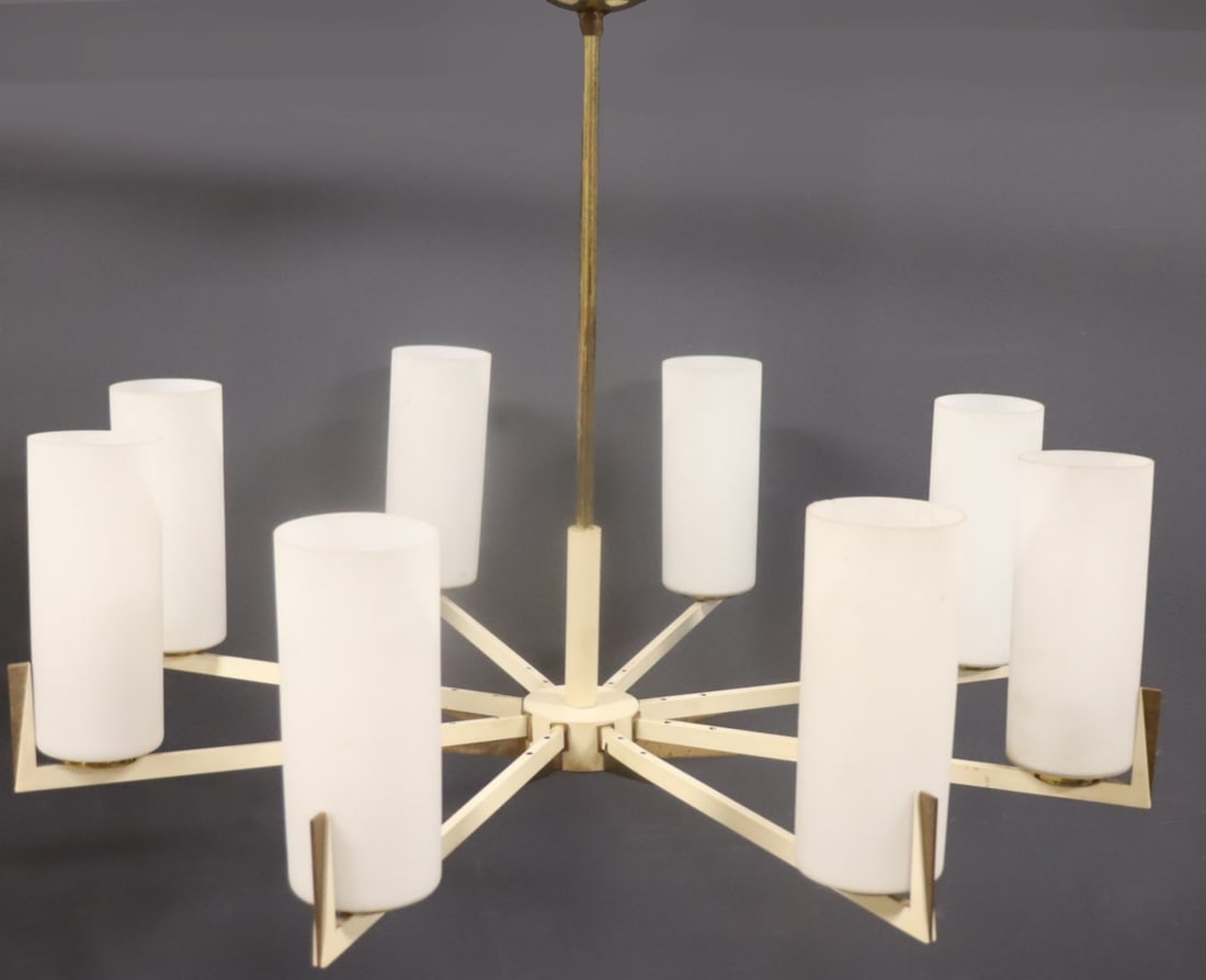 Midcentury Chandelier Together With 3 Glass (1 of 10)