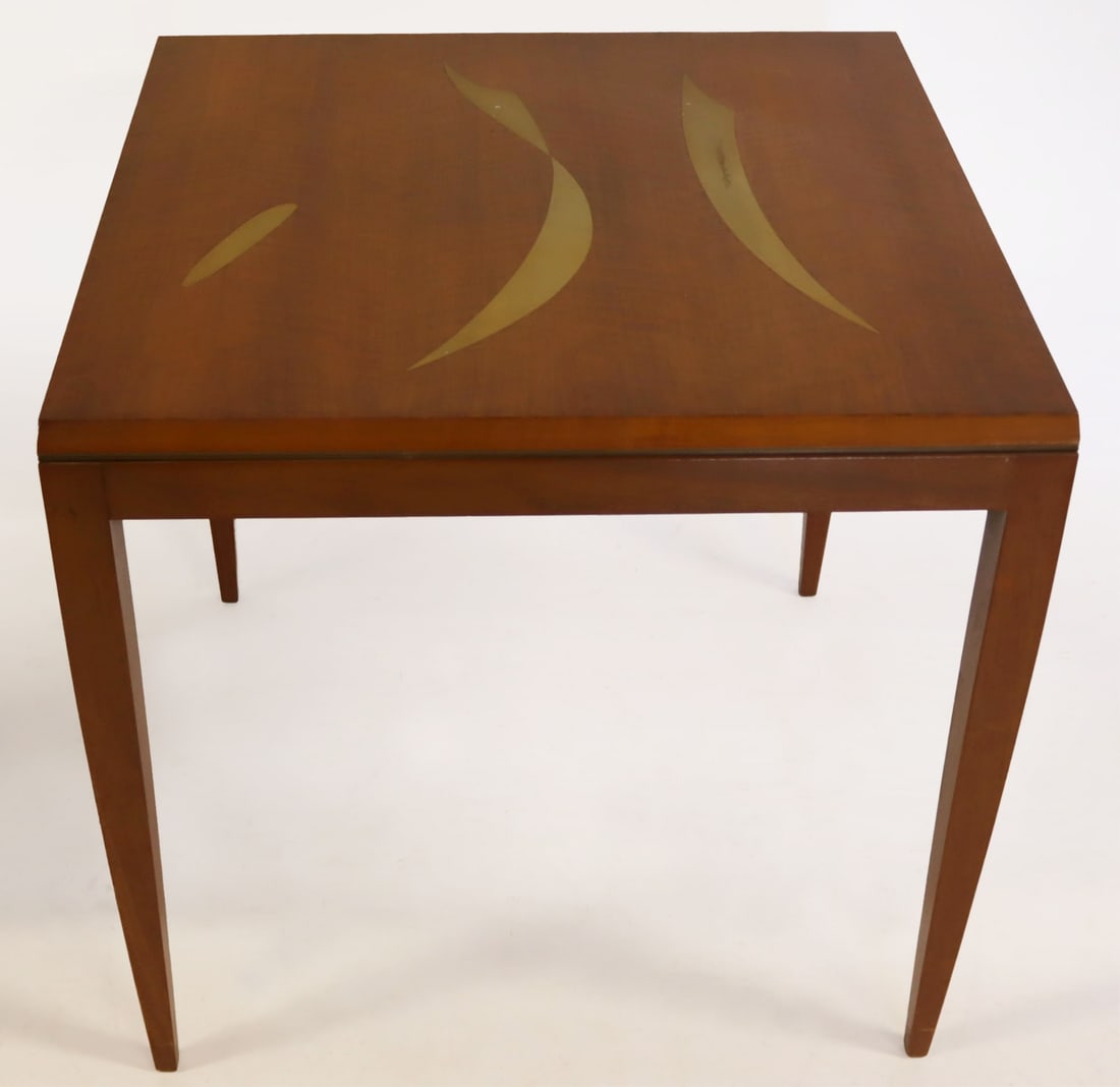 Singer Signed Extension Table (Gio Ponti Attrib). (1 of 10)