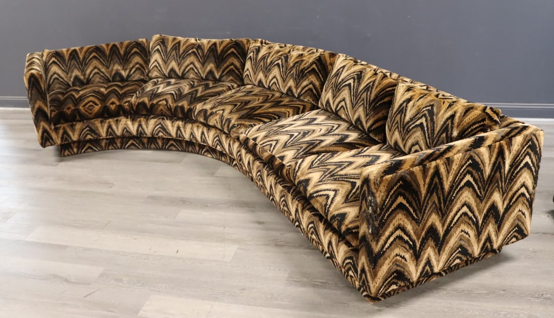 Vintage Upholstered Sofa With Larsen Fabric. (1 of 11)