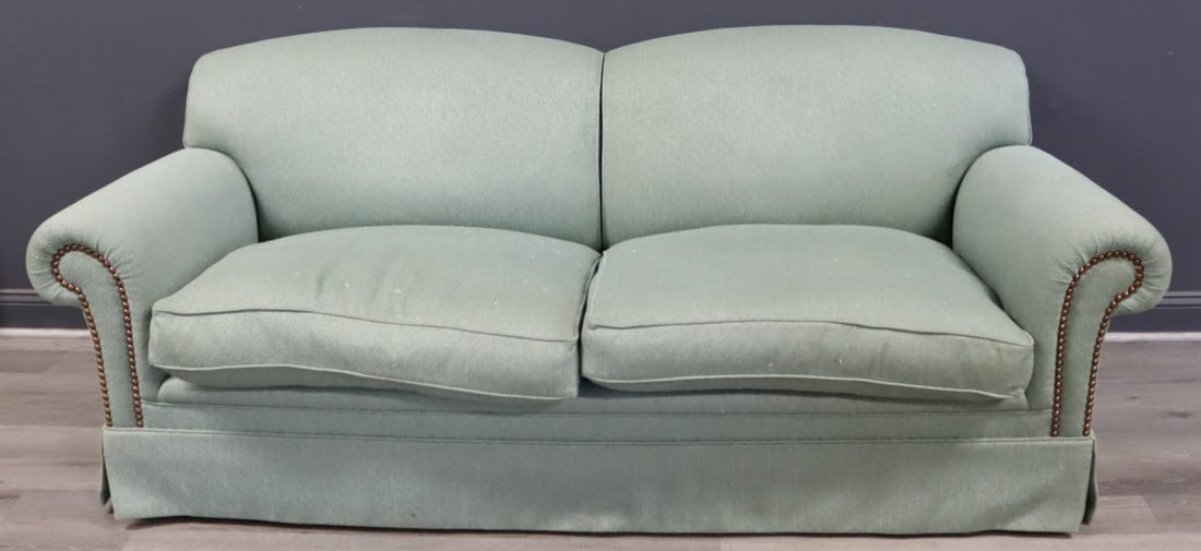 George Smith Signed Upholstered Sofa. (1 of 6)