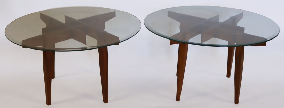 A Pair Of Mahogany Frank Lloyd Wright Style (1 of 6)