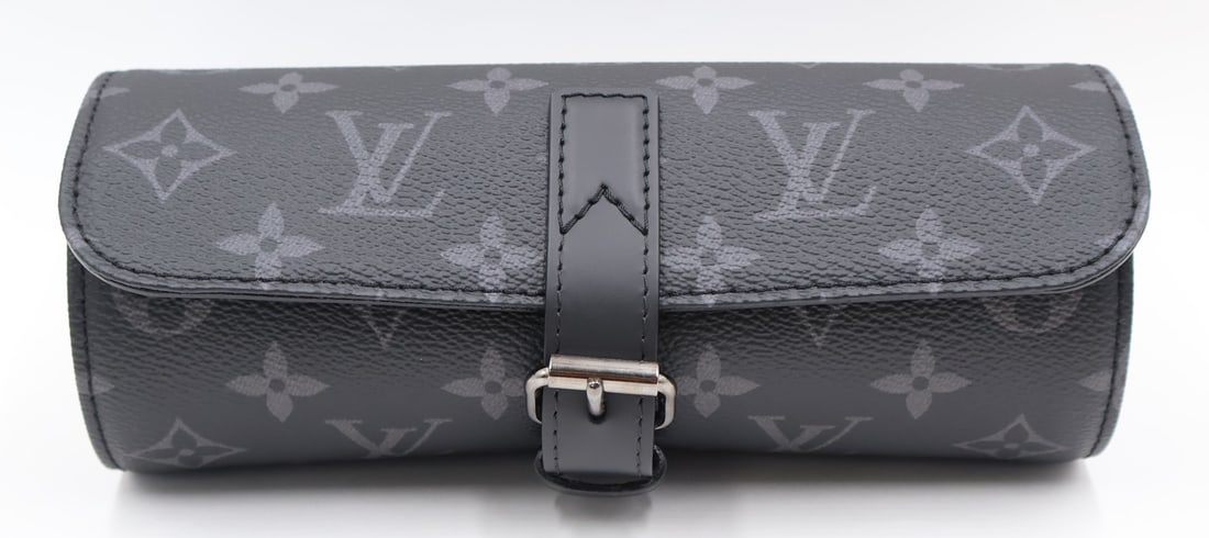 COUTURE. Louis Vuitton Monogram Eclipse Watch Case (1 of 10)