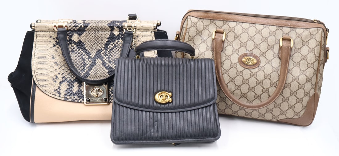 COUTURE. (3) Couture Purses Inc. Gucci and Coach. (1 of 16)