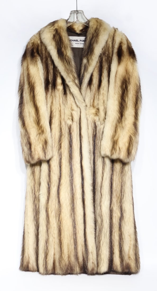 COUTURE. Michael Forrest New York Fur Coat. (1 of 5)