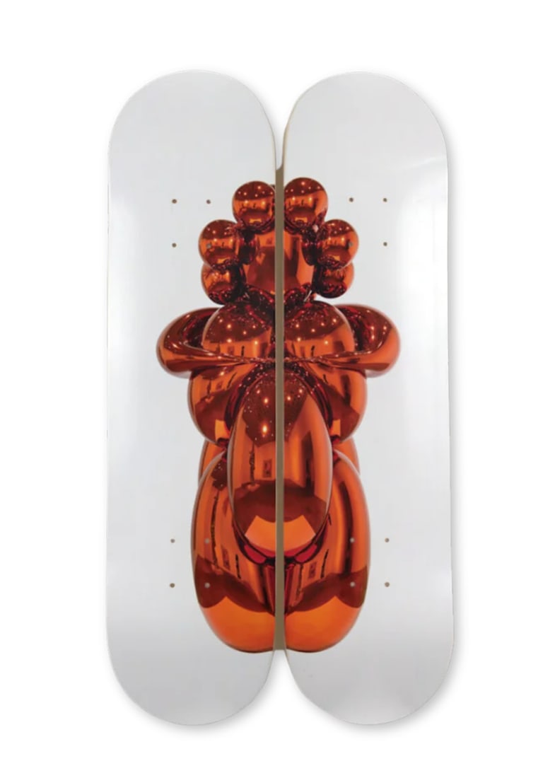 JEFF KOONS & THE SKATEROOM SKATEBOARD DECKS. (1 of 6)