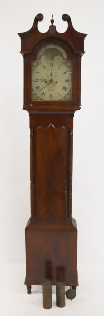 Antique Signed English Grandfather Clock. (1 of 4)