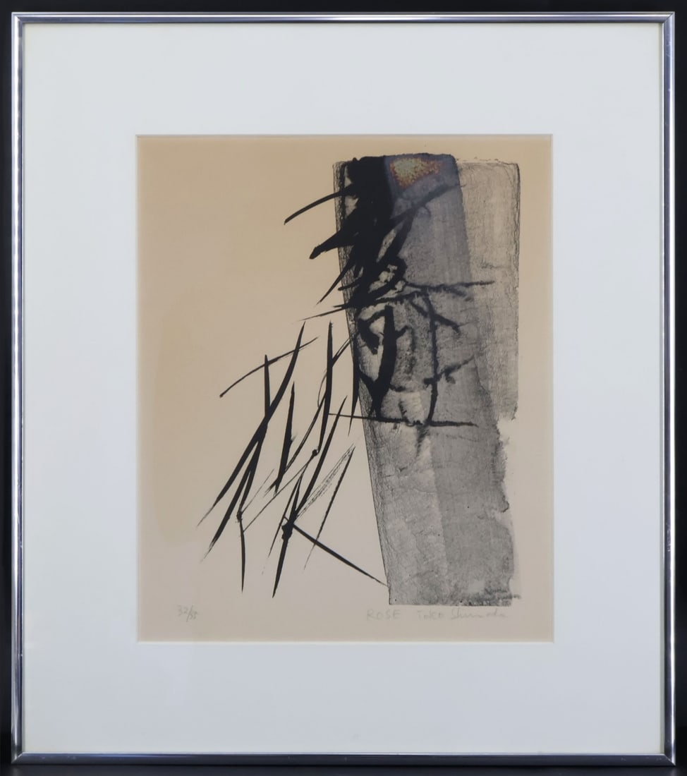 TOKO SHINODA (Japan, 1913-2021) "Rose". (1 of 9)