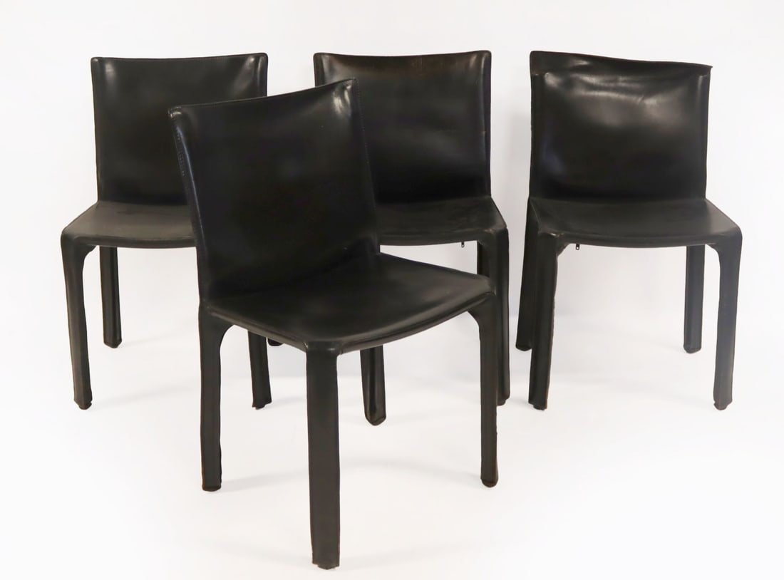 4 Mario Bellini for Cassina "Cab" Chairs. (1 of 4)