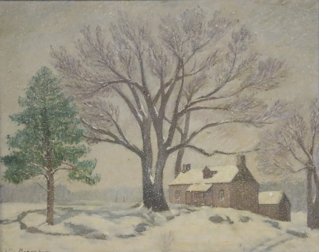 A. OPPENHEIM. Signed Oil On Board. (1 of 6)