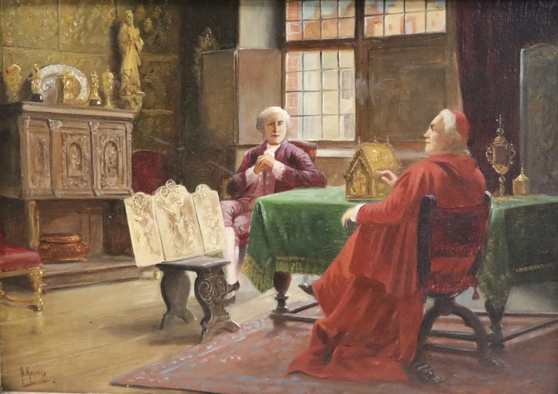 A. KNOOP. Signed Oil On Board. (1 of 5)