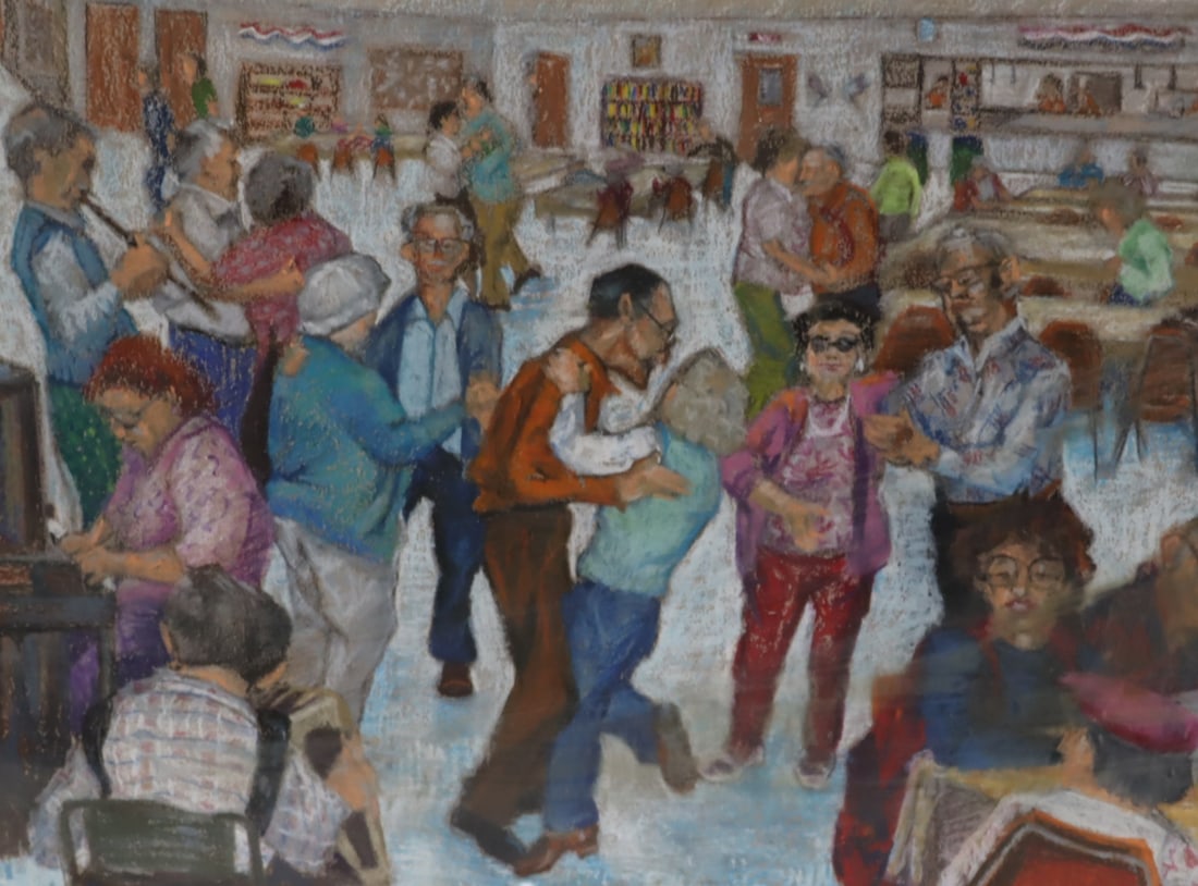 REBECCA ALEX Signed & Dated Pastel Painting. (1 of 5)