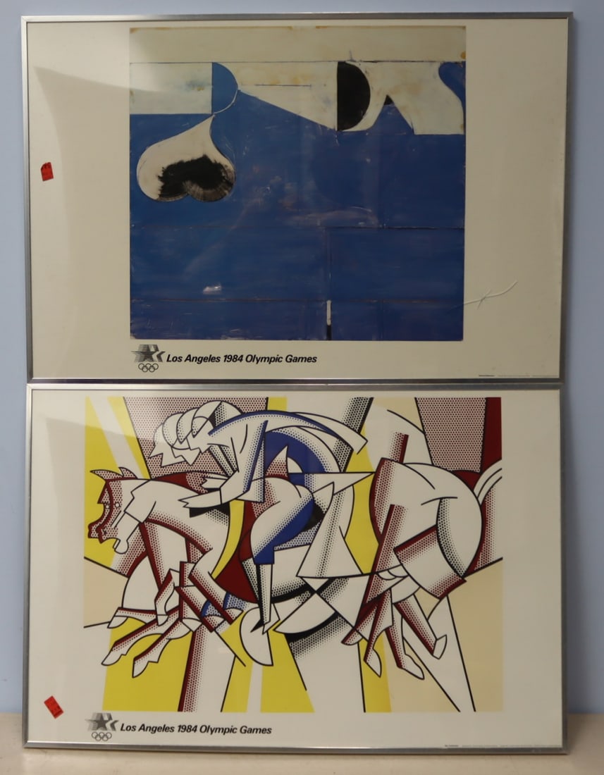 1984 Olympic Games Framed Posters [2 Works] (1 of 6)