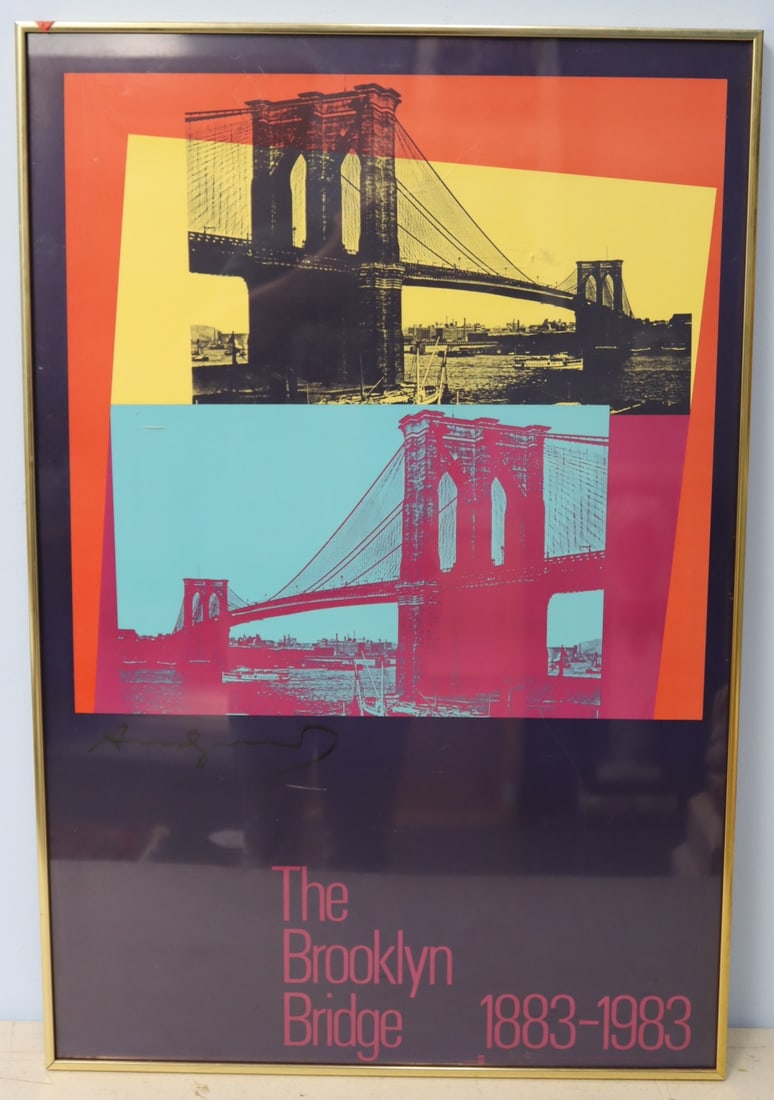 Andy Warhol (1928-1987) The Brooklyn Bridge (1 of 3)