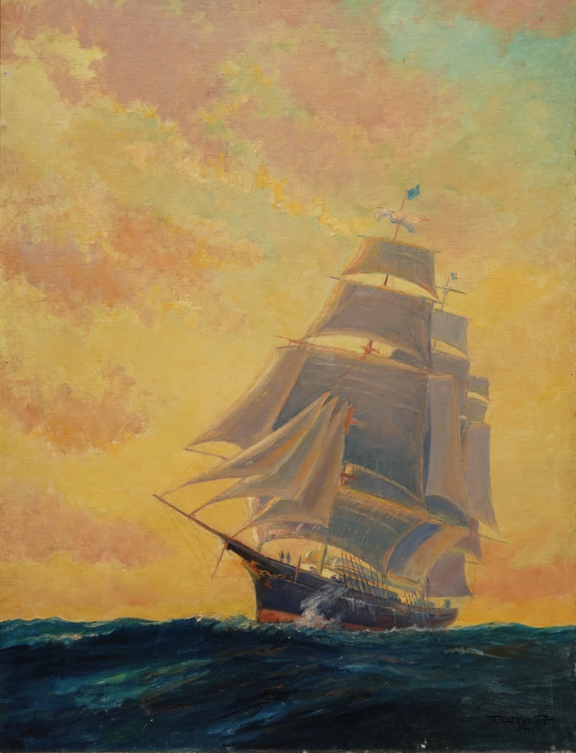 FREDERICK LEO HUNTER (AMERICAN, 1858-1943). (1 of 4)