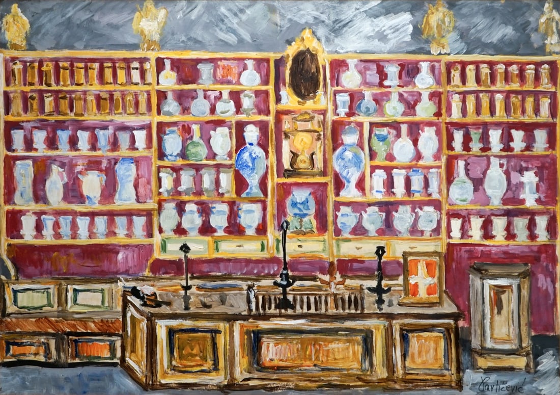 ANTE PAVLICEVIC (CROATIAN, 20TH CENTURY). (1 of 4)