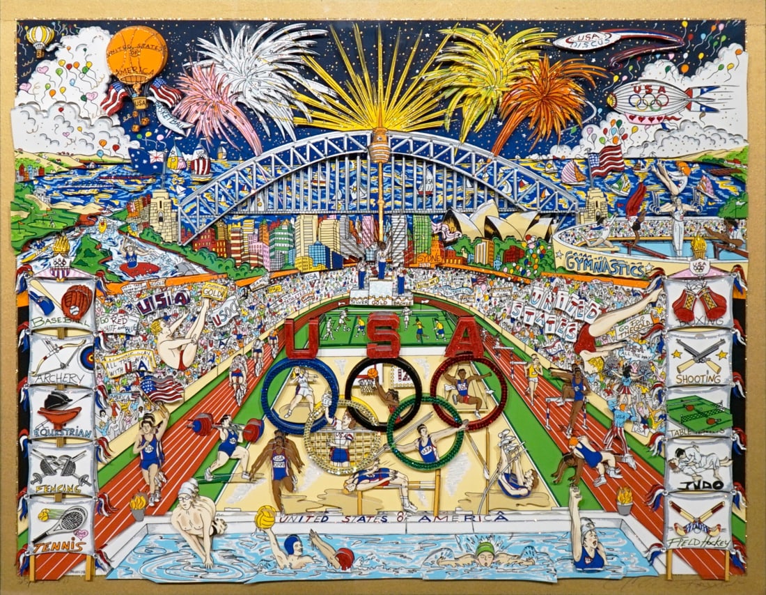 CHARLES FAZZINO (AMERICAN, B. 1955). (1 of 6)