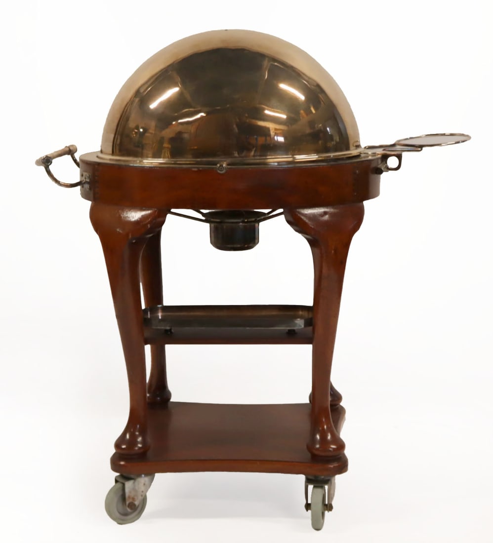 Silver Plate Beef Trolley / Carver Drakes Number 1 (1 of 12)