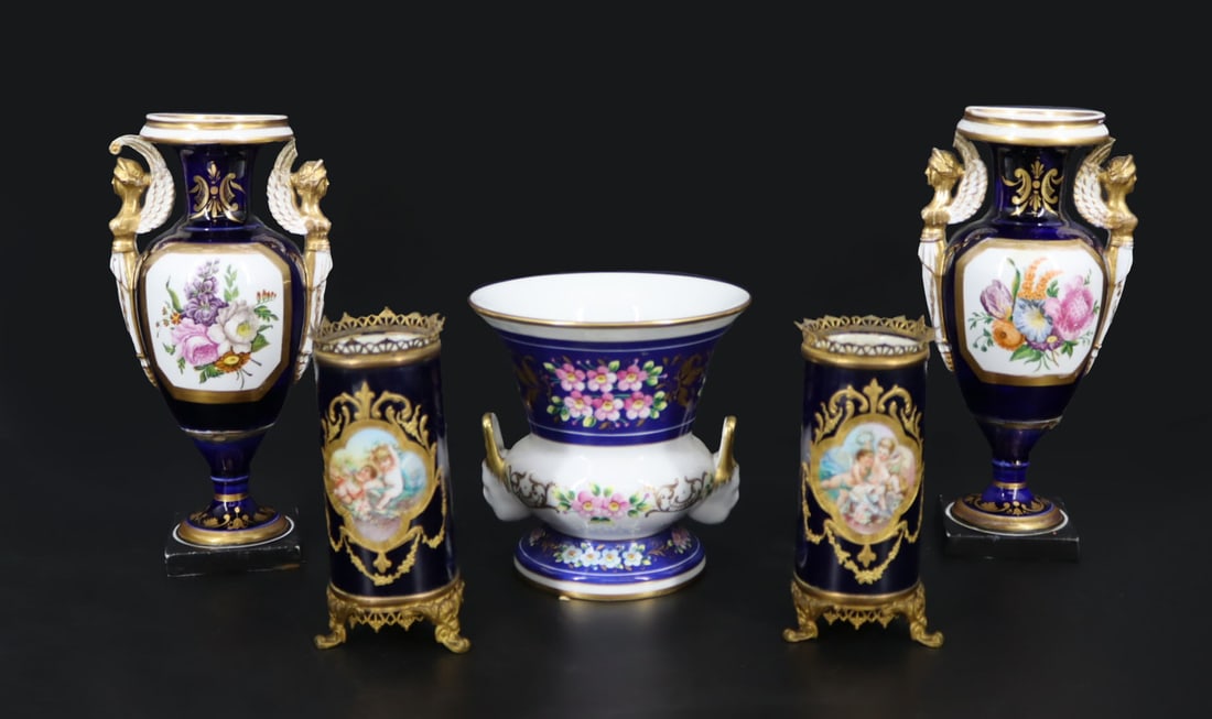 Lot of Assorted Sevres Porcelains. (1 of 8)