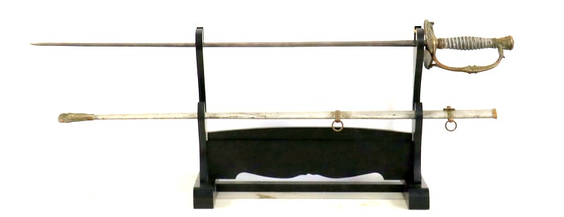 MILITARIA U.S. Civil War Model 1860 Army Staff and (1 of 20)