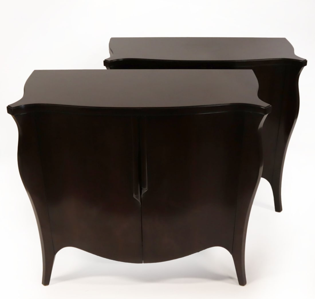 Pr Vintage CHRISTOPHER GUY 2 Door Ebonised Cabinet (1 of 9)