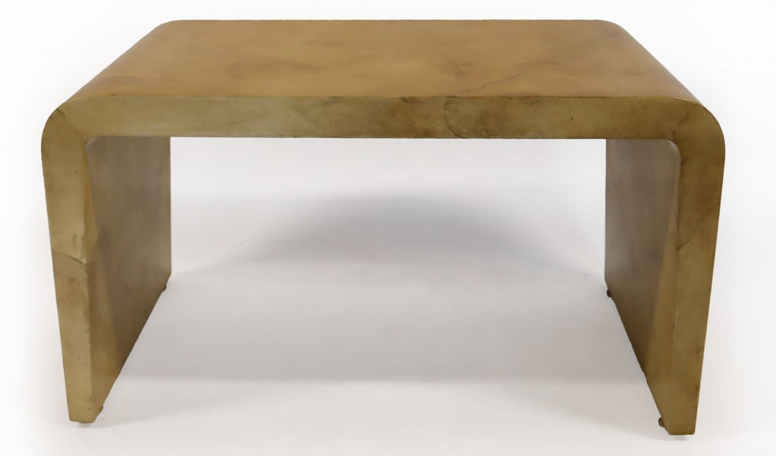 KARL SPRINGER (Attrib.) Midcentury Parchment Table (1 of 8)