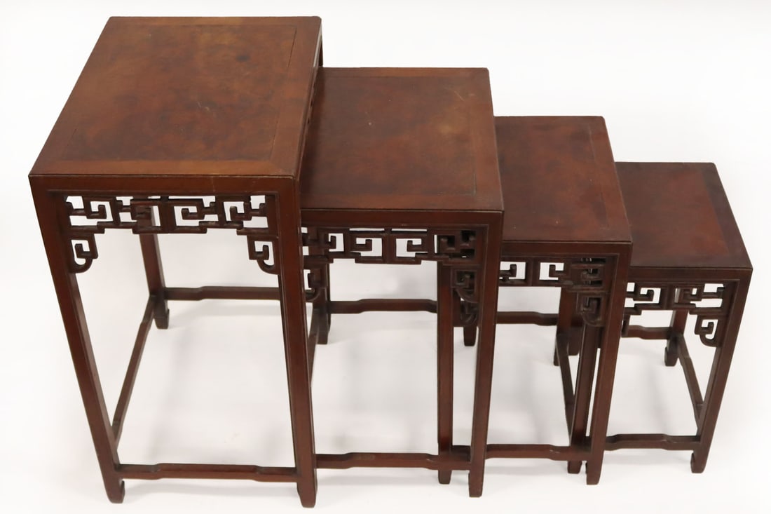 Vintage and Fine Quality Asian Hardwood Nesting (1 of 5)