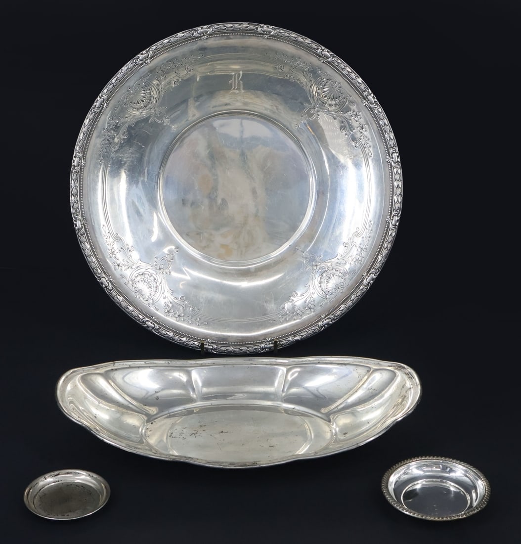 STERLING. Assorted Sterling Hollowware Grouping. (1 of 11)