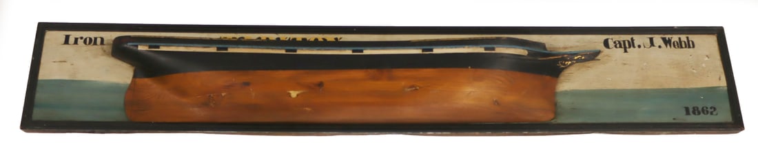 Antique Ship's Half Hull. (1 of 5)