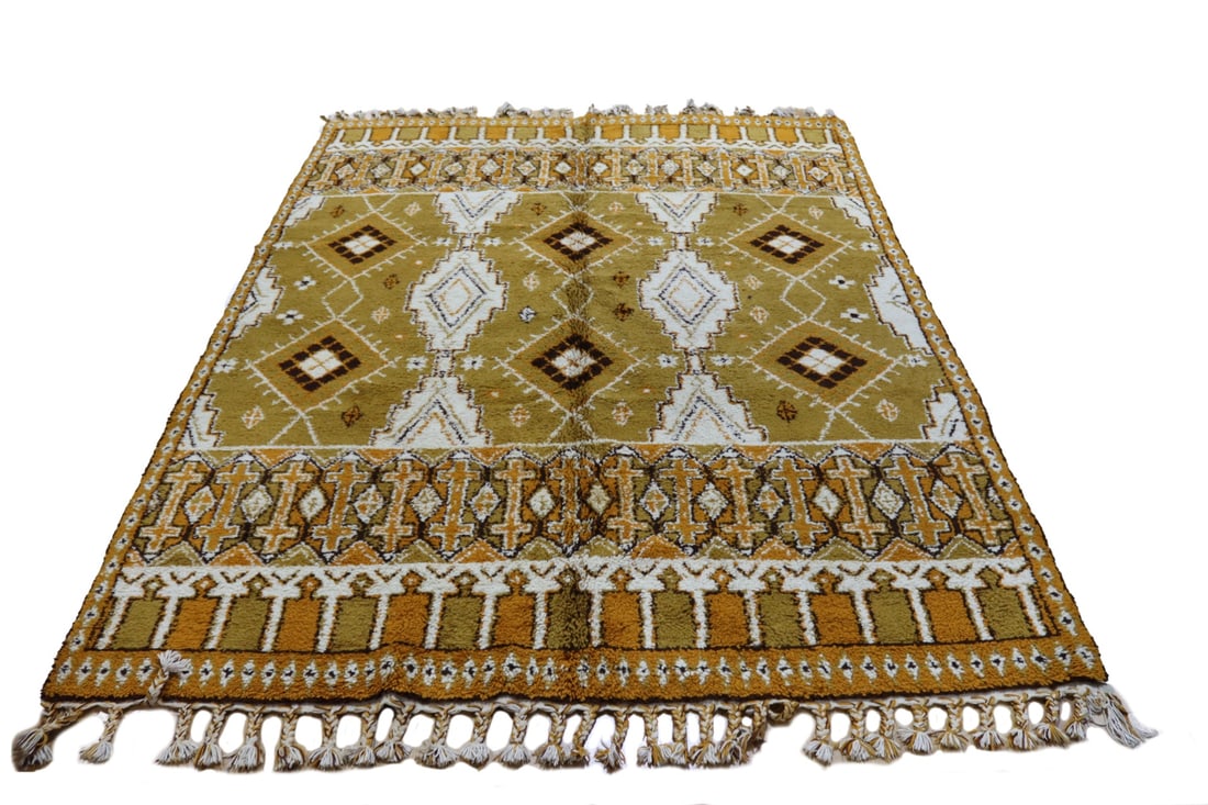Vintage Moroccan Finely Hand Knotted Carpet. (1 of 7)