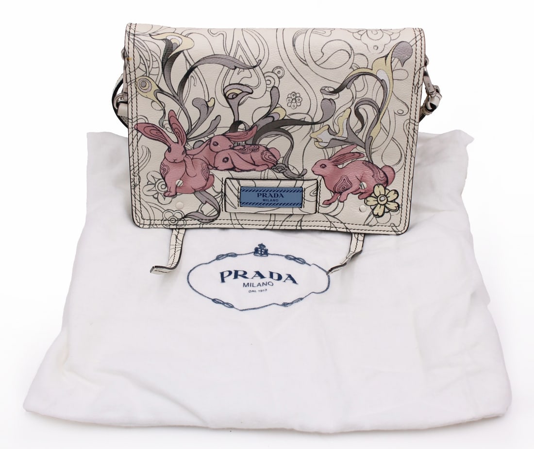 COUTURE. PRADA Rabbit Print Glace Calf Cahier (1 of 12)