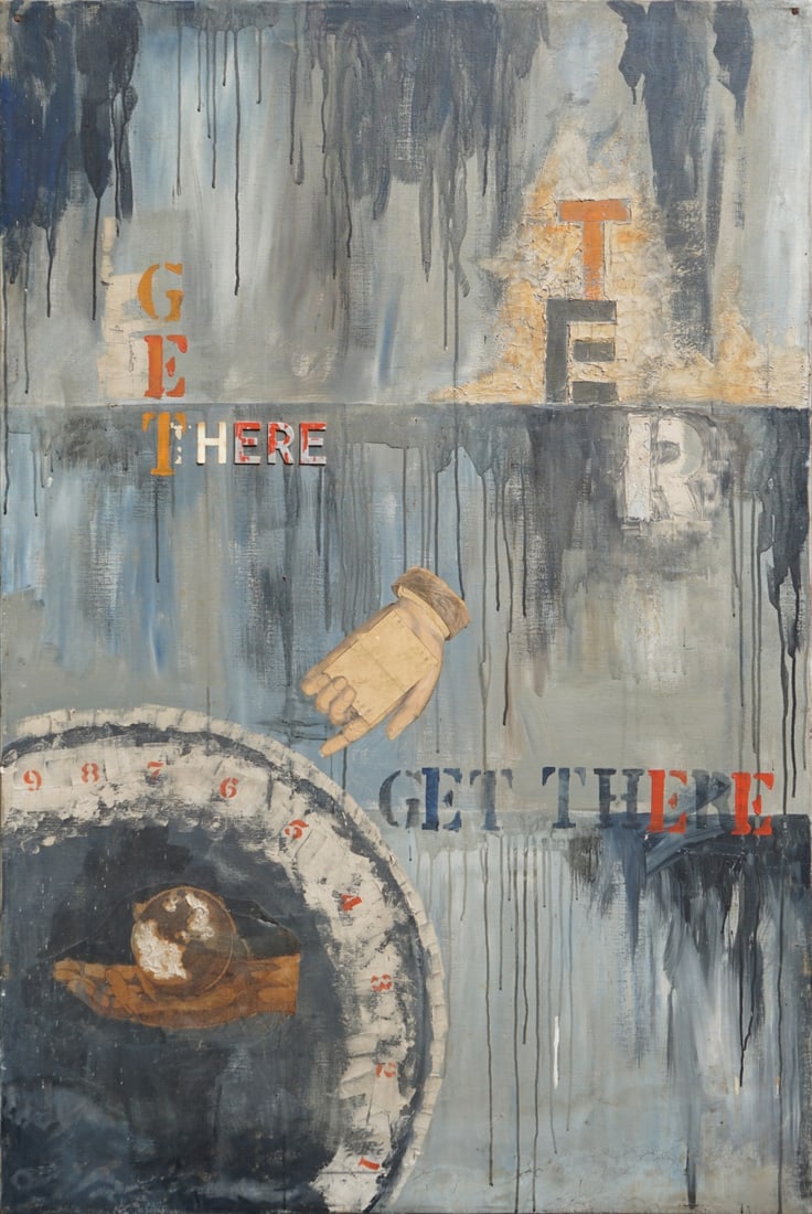 CIRCLE OF JASPER JOHNS (20TH CENTURY). (1 of 4)
