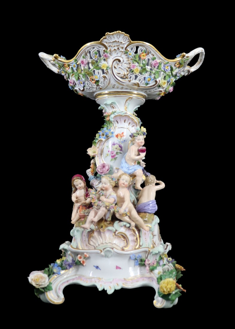 MEISSEN Large & Impressive Porcelain 2 Piece (1 of 13)