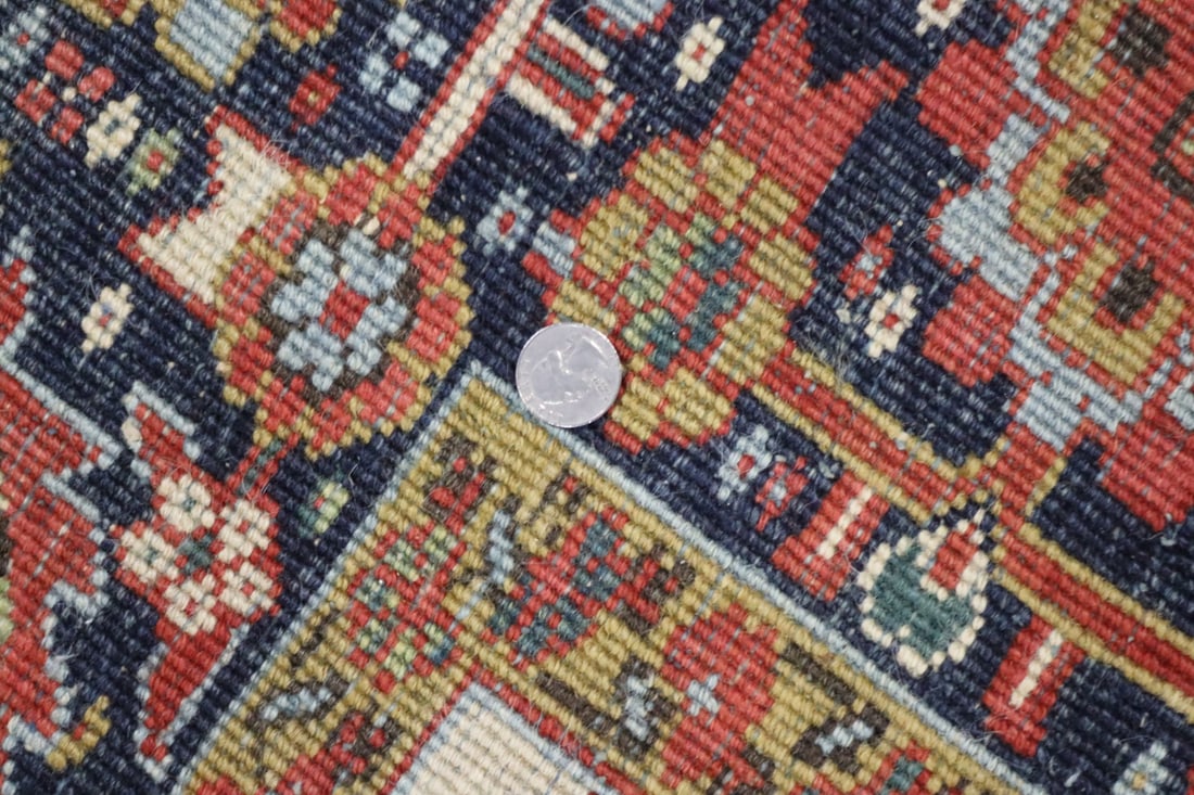 Vintage and Finely Hand Knotted Flat Weave Carpet. (1 of 6)