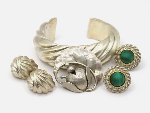 JEWELRY. Assorted Tiffany & Co. Sterling Jewelry. (1 of 14)