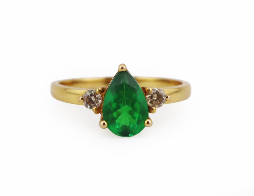 JEWELRY. 18kt Gold, Tsavorite Garnet, and Diamond (1 of 9)