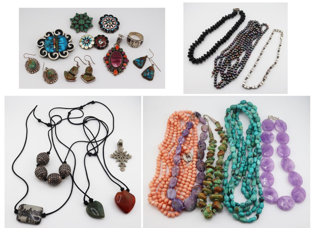 JEWELRY. Collection of Jewelry Inc. Southwest. (1 of 20)