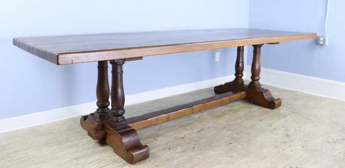 Imposing 19th Century French Oak Dining Table. (1 of 13)