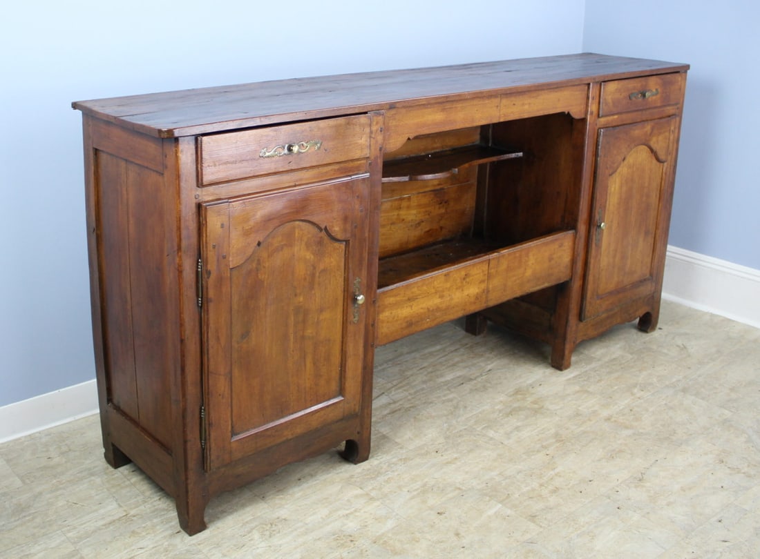 Antique French Cherry Enfilade, Open Centre. (1 of 10)