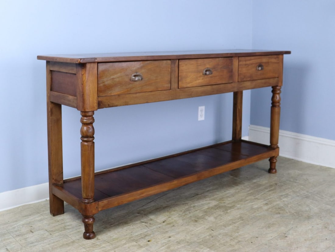 French Walnut Potboard Base Server. (1 of 10)