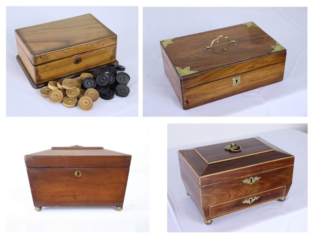 Collection of Antique Boxes. (1 of 20)