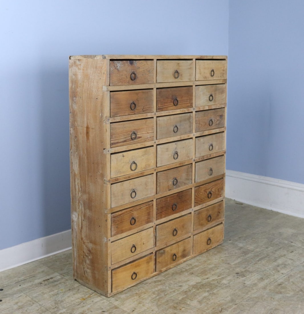French Oak Apothecary Style Bank of Drawers. (1 of 14)