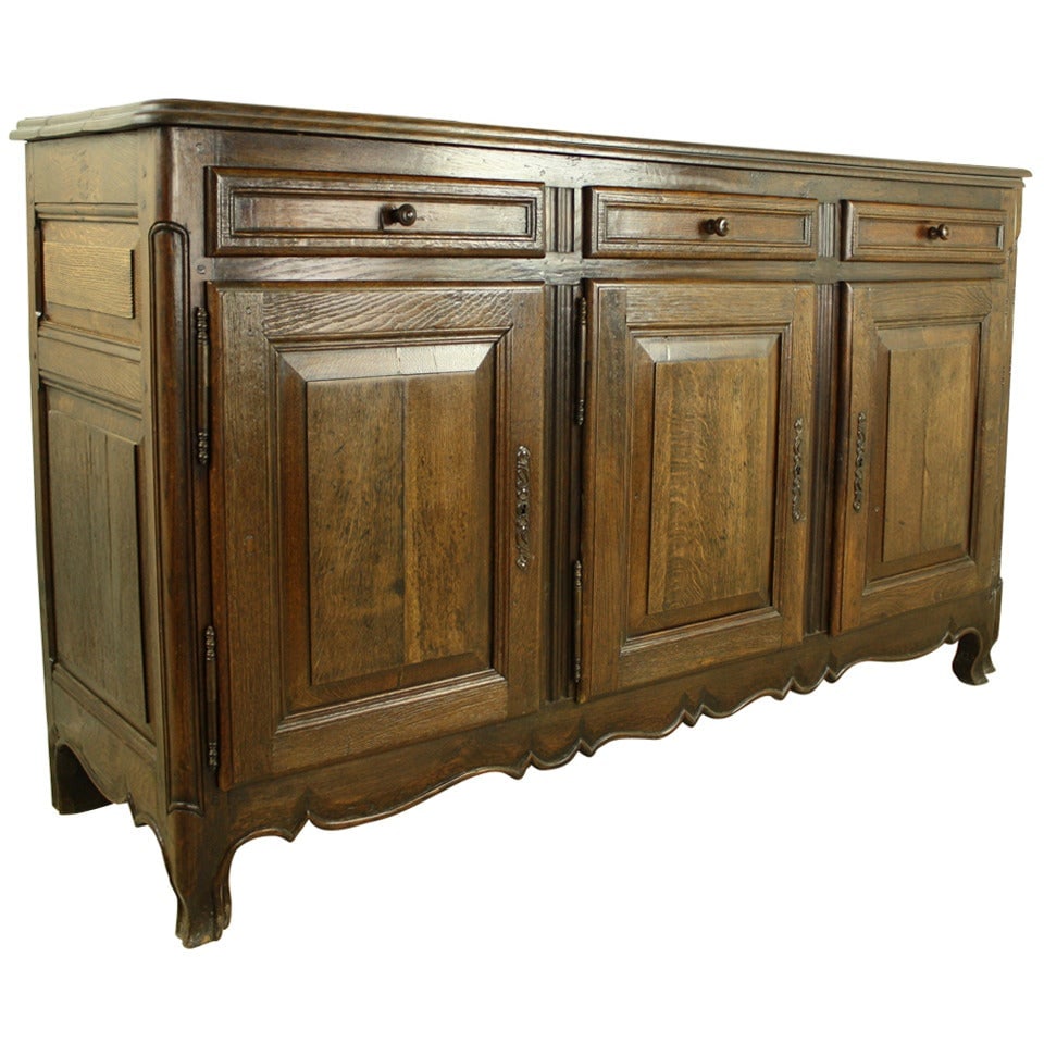 Antique French Oak Enfilade. (1 of 10)
