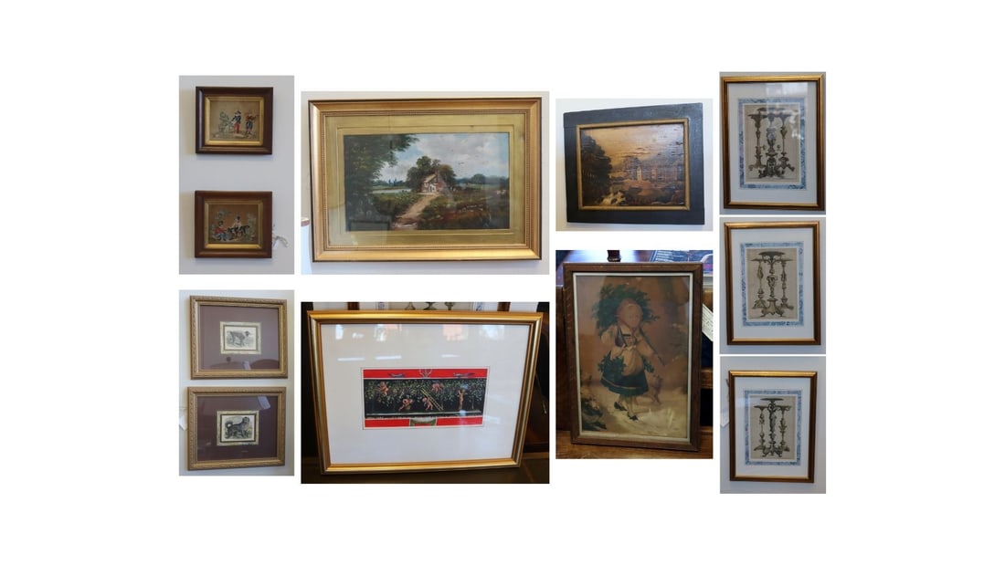 Art Collection of (11) Assorted Items. (1 of 14)