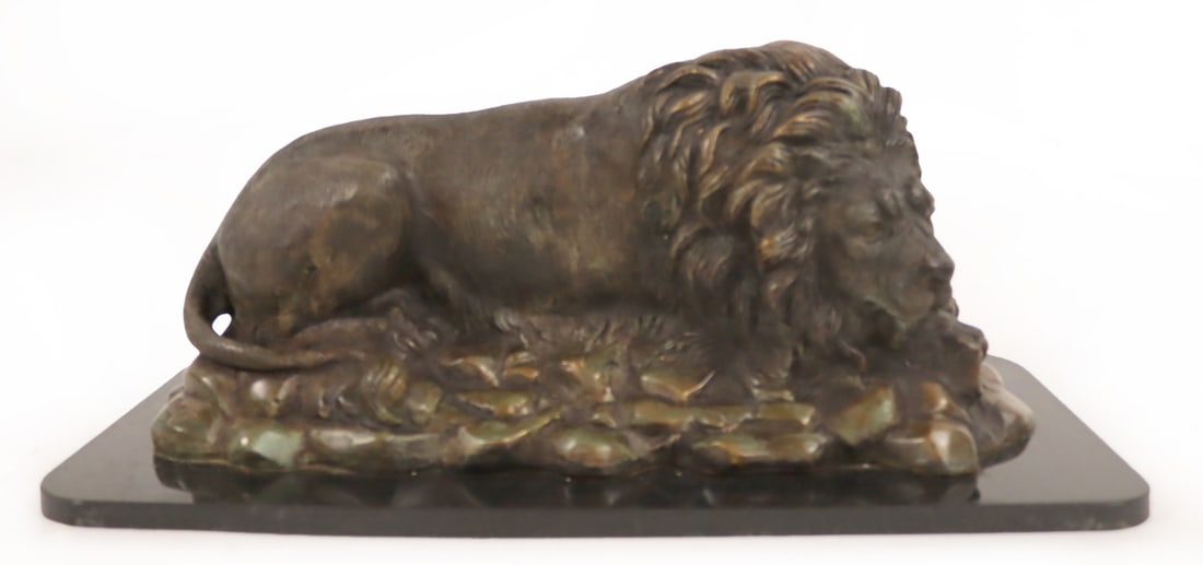 After BAYRE Bronze Lion Sculpture. (1 of 7)