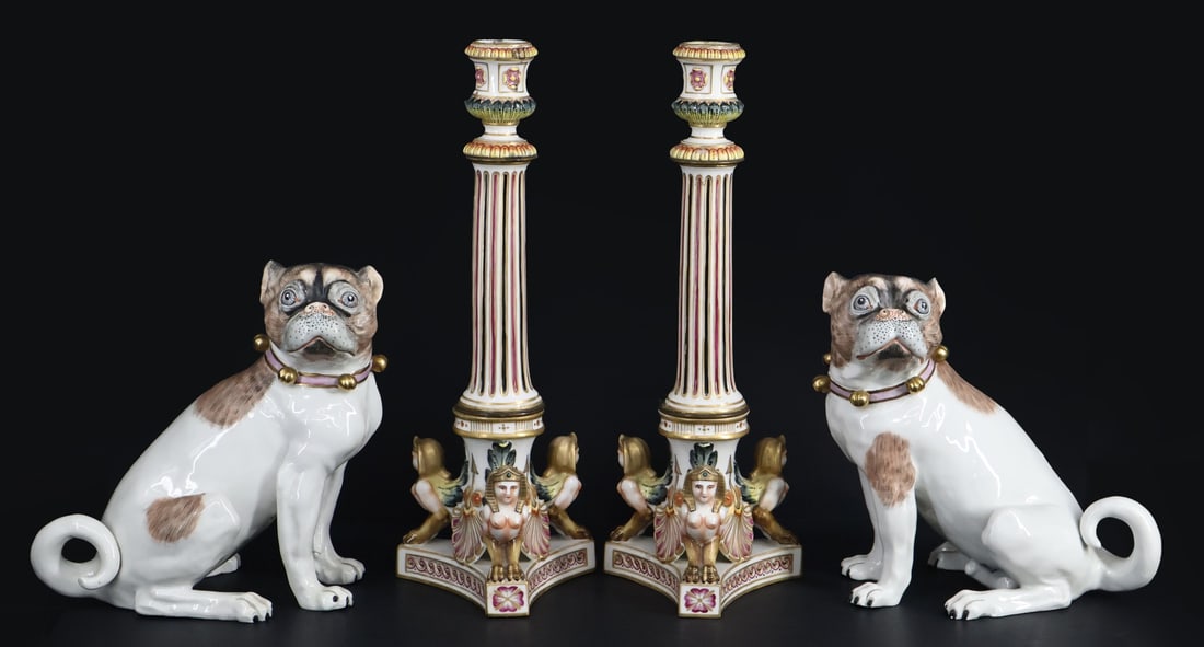 Franco-German Porcelain Grouping. (1 of 13)