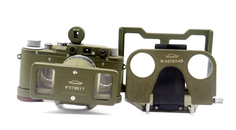 USSR KMZ Zorki 2 Military Camera & Stereo Lens (1 of 20)