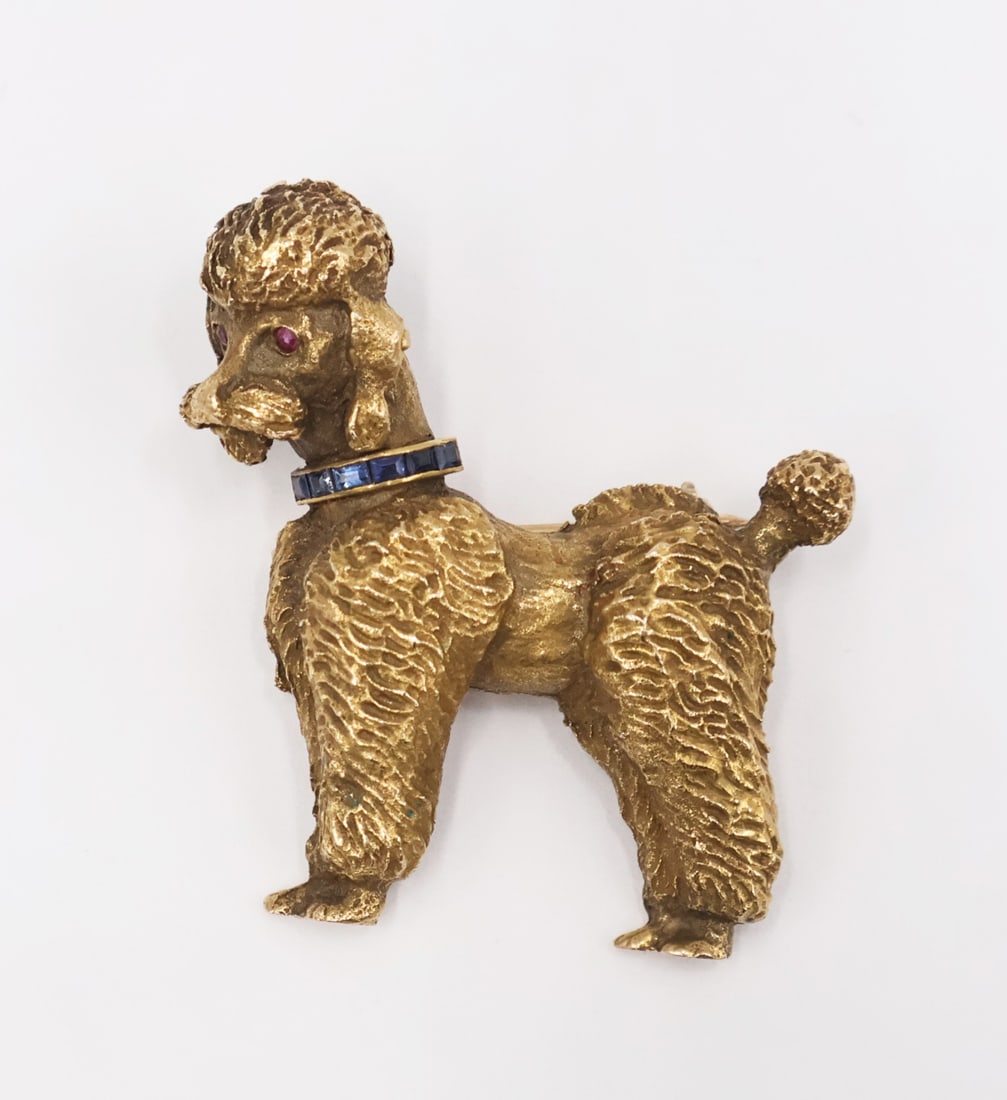 JEWELRY. Tiffany & Co. 14kt Gold Ruby and Sapphire (1 of 8)